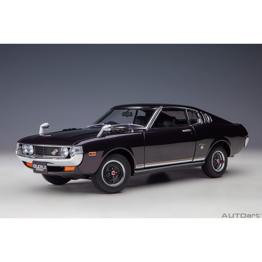 Toyota Celica Liftback 2000 GT (RA25) 1973 (dark purple met) (composite model/full openings) Toyota Celica Liftback 2000 GT (RA25) 1973 (dark purple met) (composite model/full openings)