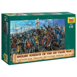1:72 Британски рицари - Стогодишна война (1337-1453) - 33 фигури (12 конника, 21 пехотинеца)