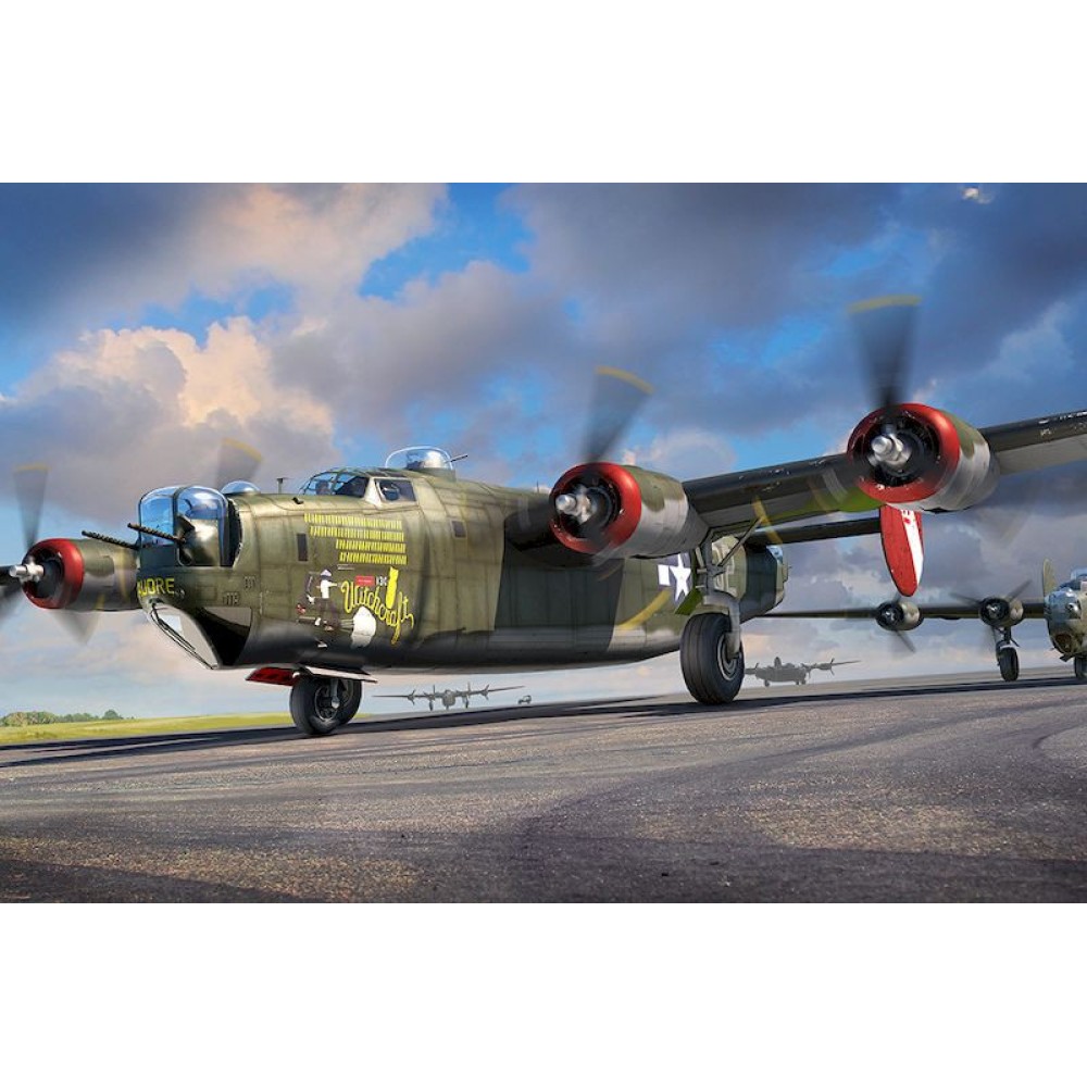 1:48 Американски бомбардировач УС Б-24Ж (US B-24J Liberator) 1:48 Американски бомбардировач УС Б-24Ж (US B-24J Liberator)