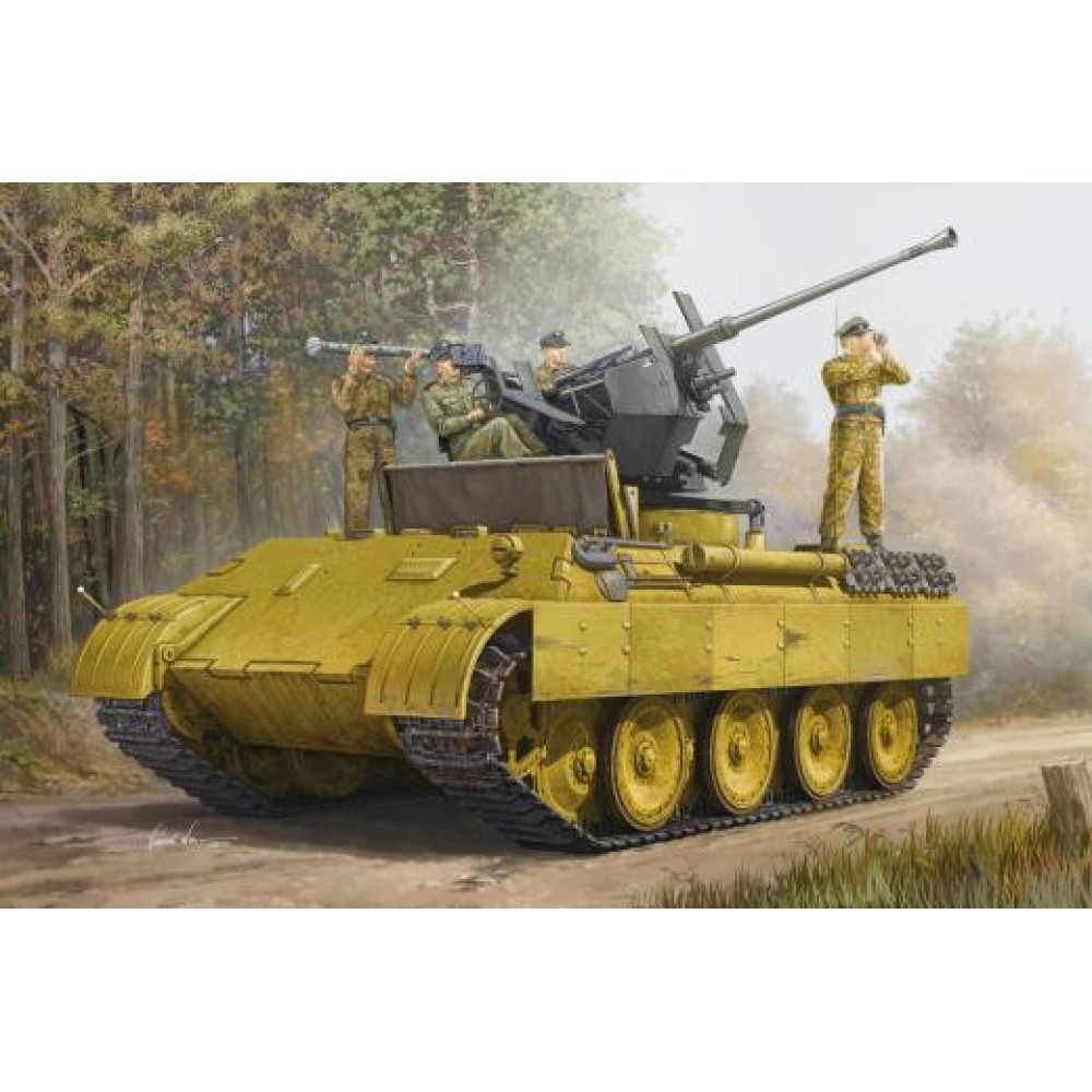 1:35 Германски ПВО танк Panther Ausf.D Flak Bergepanther 1:35 Германски ПВО танк Panther Ausf.D Flak Bergepanther