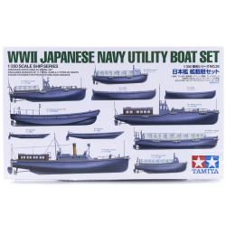 1:350 Комплект помощни лодки от Втората световна война на японския флот (WWII Japanese Navy Utility Boat Set)