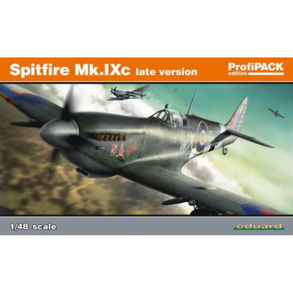 1:48 Британски изтребител Супермарин Спитфайър Мк. IX, късна версия (Supermarine Spitfire Mk. IXc late version) 1:48 Британски изтребител Супермарин Спитфайър Мк. IX, късна версия (Supermarine Spitfire Mk. IXc late version)