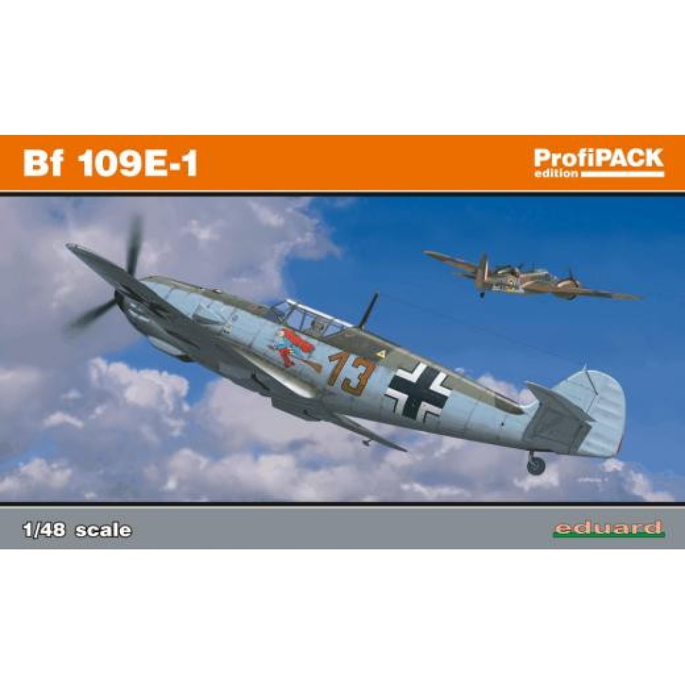 1:48 Германски изтребител Месершмит БФ 109Е-1 (Messerschmitt Bf 109E-1) 1:48 Германски изтребител Месершмит БФ 109Е-1 (Messerschmitt Bf 109E-1)