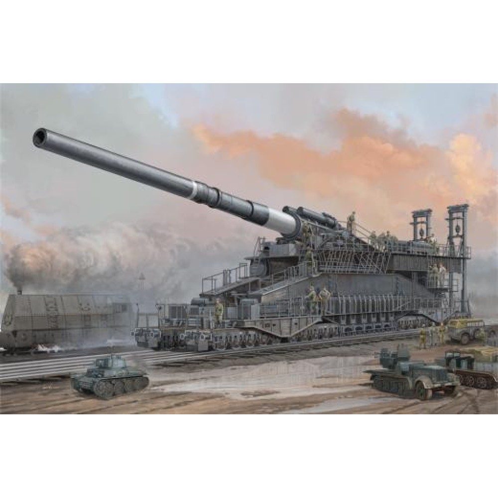 1:72 Германско тежко оръдие 80 cm K(E) 1:72 Германско тежко оръдие 80 cm K(E)