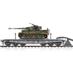 1:72 Германски танк Сцхвере Платтформваген (Schwere Plattformwagen) тип ССимс 80&Пз.Кпфв.VI Аусф.Е Сд.Кфз.181 Т (SSyms 80&Pz.Kpfw.VI Ausf.E Sd.Kfz.181 T)