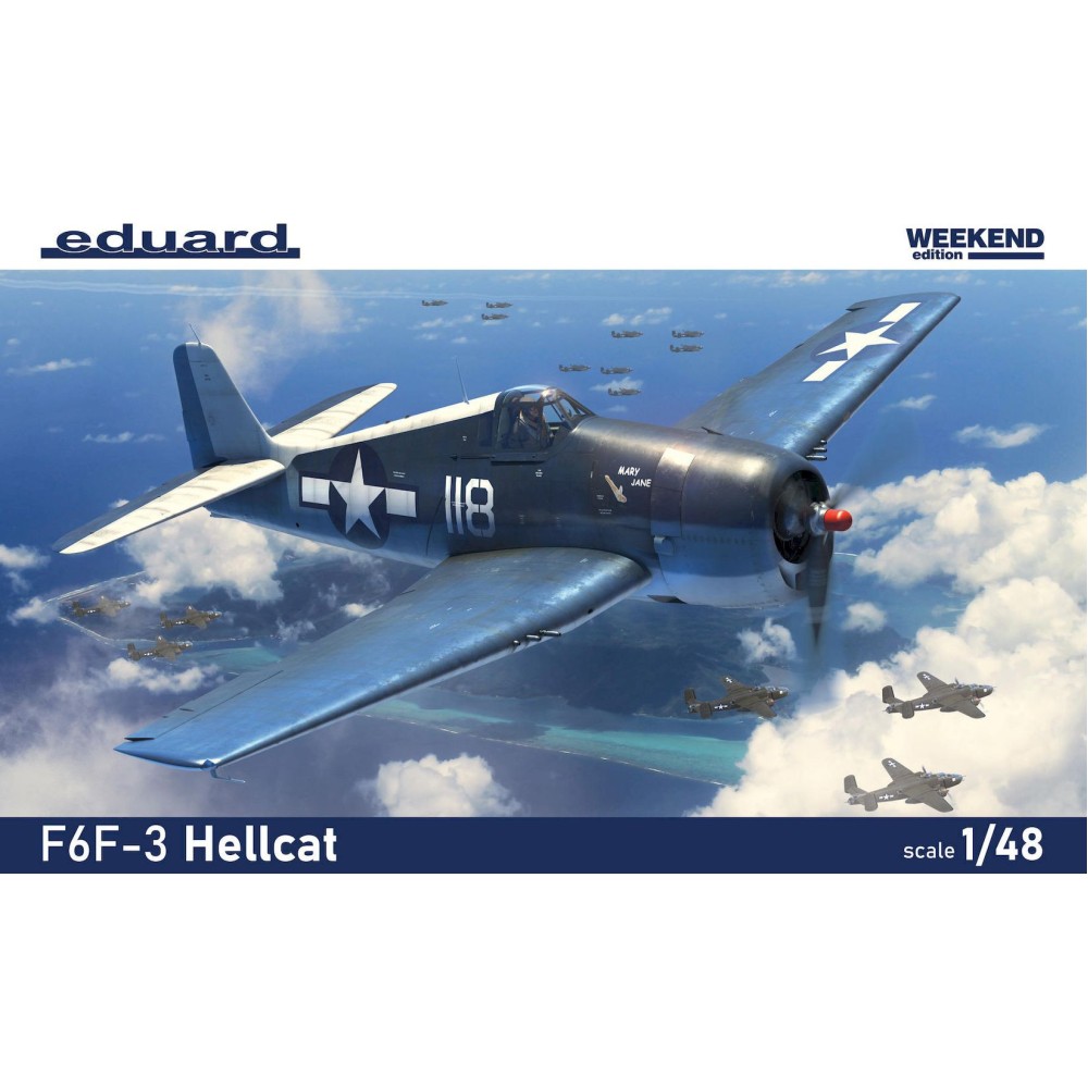 1:48 Американски изтребител Ф6Ф-3 Хелкат (F6F-3 Hellcat) - Weekend Edition 1:48 Американски изтребител Ф6Ф-3 Хелкат (F6F-3 Hellcat) - Weekend Edition