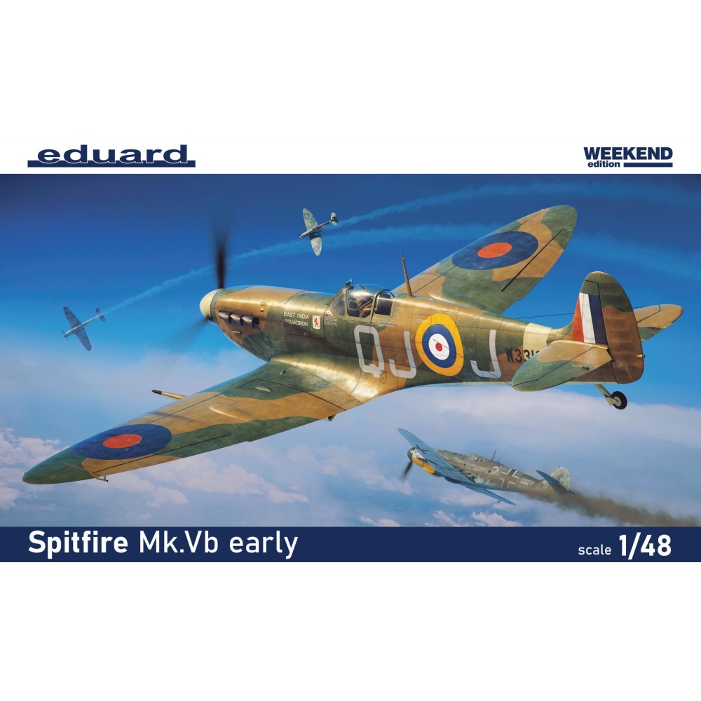 1:48 Британския боен самолет Спитфайър МК.Vb (Spitfire Mk.Vb) - Ранна версия - Weekend Edition 1:48 Британския боен самолет Спитфайър МК.Vb (Spitfire Mk.Vb) - Ранна версия - Weekend Edition