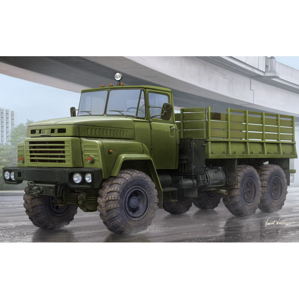 1:35 Руски товарен камион КрАЗ-260 (Russian KrAZ-260 Cargo Truck) 1:35 Руски товарен камион КрАЗ-260 (Russian KrAZ-260 Cargo Truck)