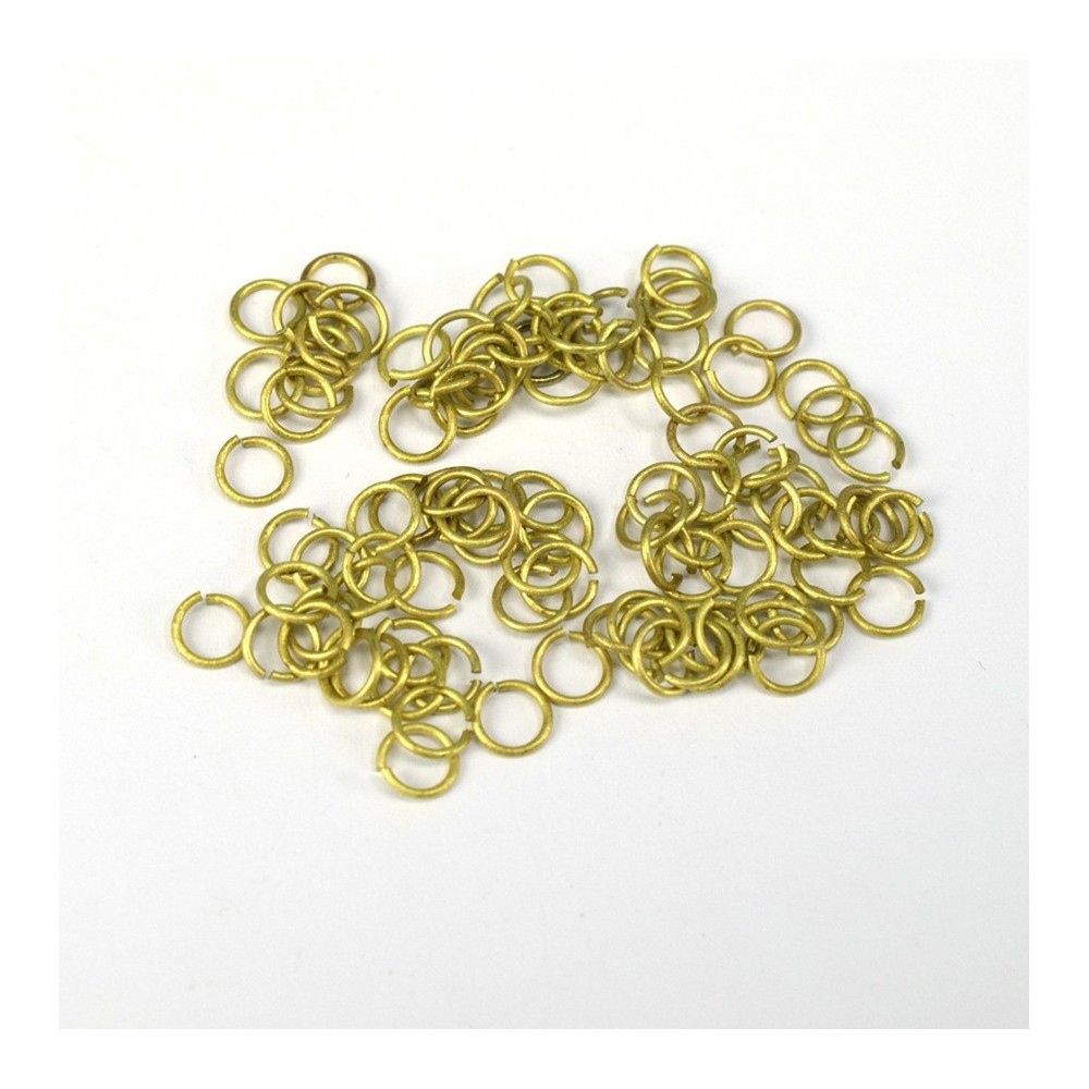 Месингови пръстени с диаметър 4 mm (100 бр.)