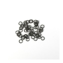 Сини месингови пръстени 4 mm (50 броя)