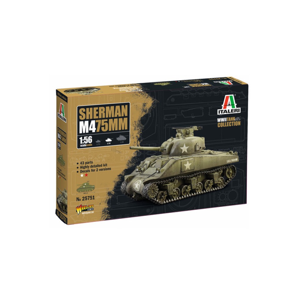 1:56 Американски танк Sherman M4 75mm 1:56 Американски танк Sherman M4 75mm
