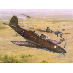 1:32 Съветски изтребител P-39N/Q Airacobra Soviet Guard Regi.