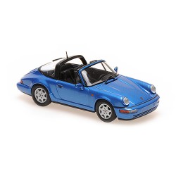 PORSCHE 911 TARGA (964) - 1991 - BLUE METALLIC - MAXICHAMPS