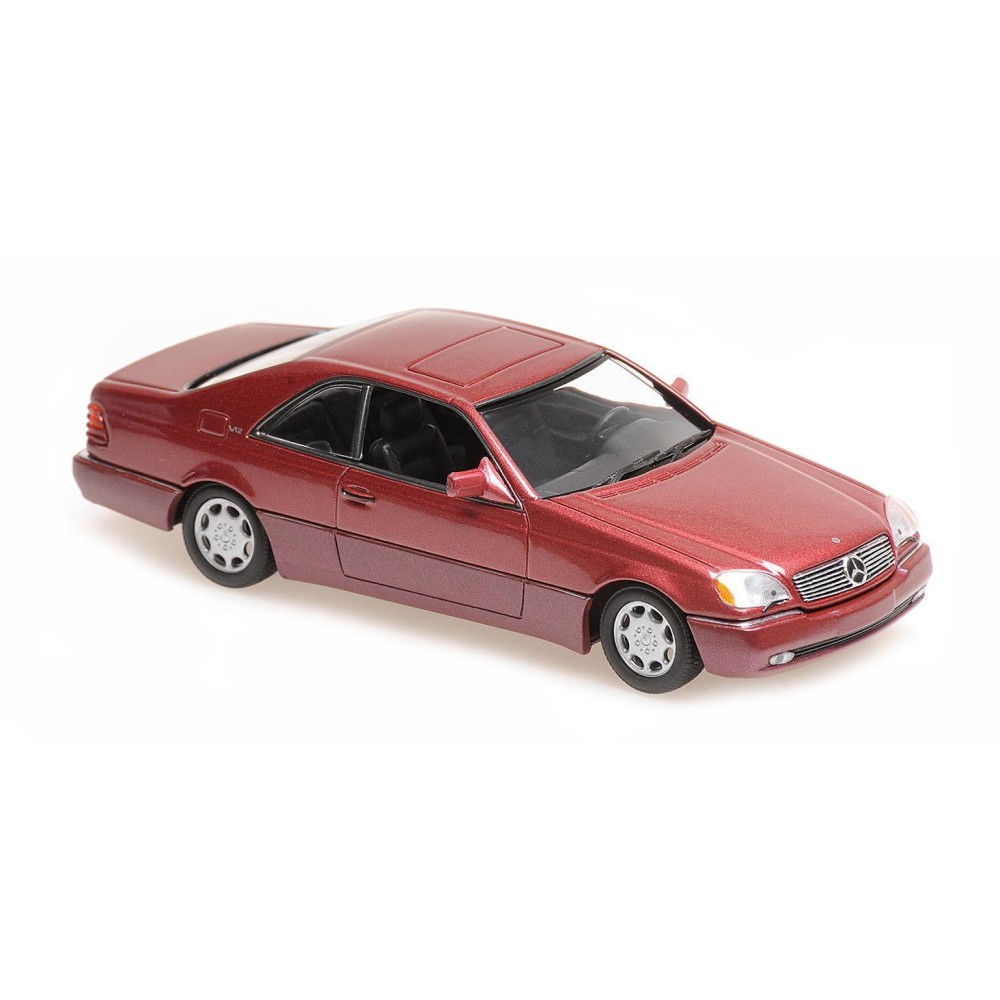 MERCEDES-BENZ 600SEC COUPE – 1992 – RED METALLIC - MAXICHAMPS MERCEDES-BENZ 600SEC COUPE – 1992 – RED METALLIC - MAXICHAMPS