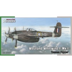 1:32 Британски двумоторен тежък изтребител Westland Whirlwind Mk.I 'Cannon Fighter'