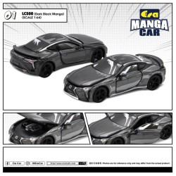 Lexus LB Lc500 Black Manga, black 2022