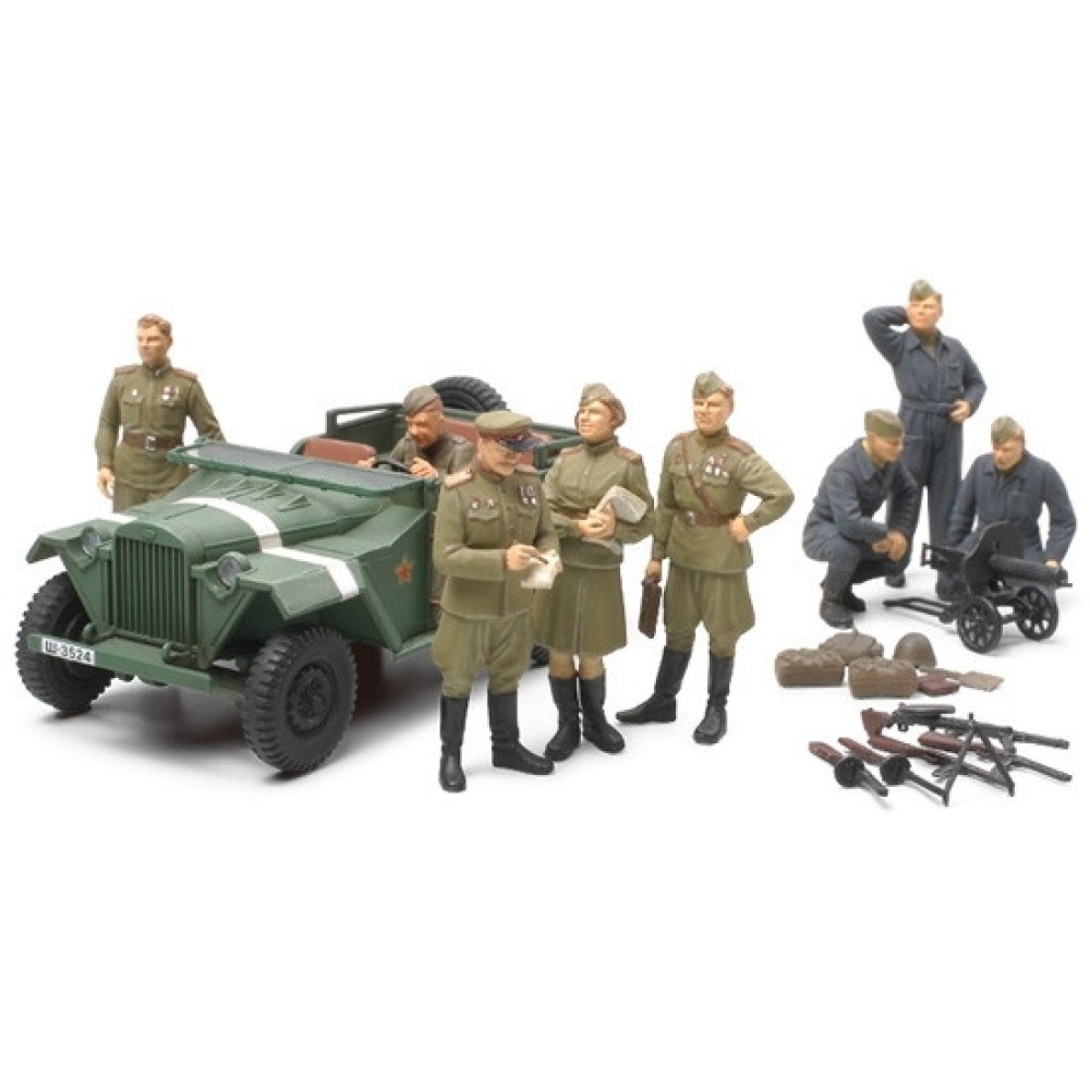 1:48 Руски полеви автомобил GAZ-67B 1:48 Руски полеви автомобил GAZ-67B