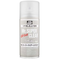 B-523 Лак на спрей Mr. Super Clear UV Cut Flat Spray (170 ml)