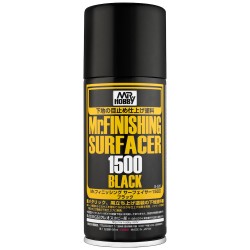 B-526 Спрей-грунд 1500 - черен Mr. Finishing Surfacer 1500 Black (170 ml)