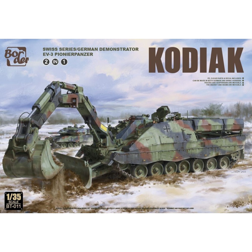 1:35 Швейцарска/гемранска инженерна машина АЕВ-3 Пионерпанцер Кодиак (AEV-3 Pionierpanzer Kodiak) 1:35 Швейцарска/гемранска инженерна машина АЕВ-3 Пионерпанцер Кодиак (AEV-3 Pionierpanzer Kodiak)