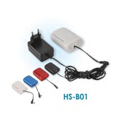 Батерия за компресор HS-B01 със зарядно (черна)