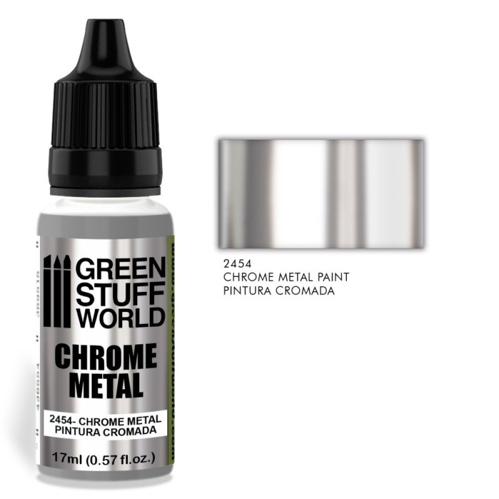 Chrome Metal Paint (17 ml) - Метална боя на алкохолна основа Chrome Metal Paint (17 ml) - Метална боя на алкохолна основа
