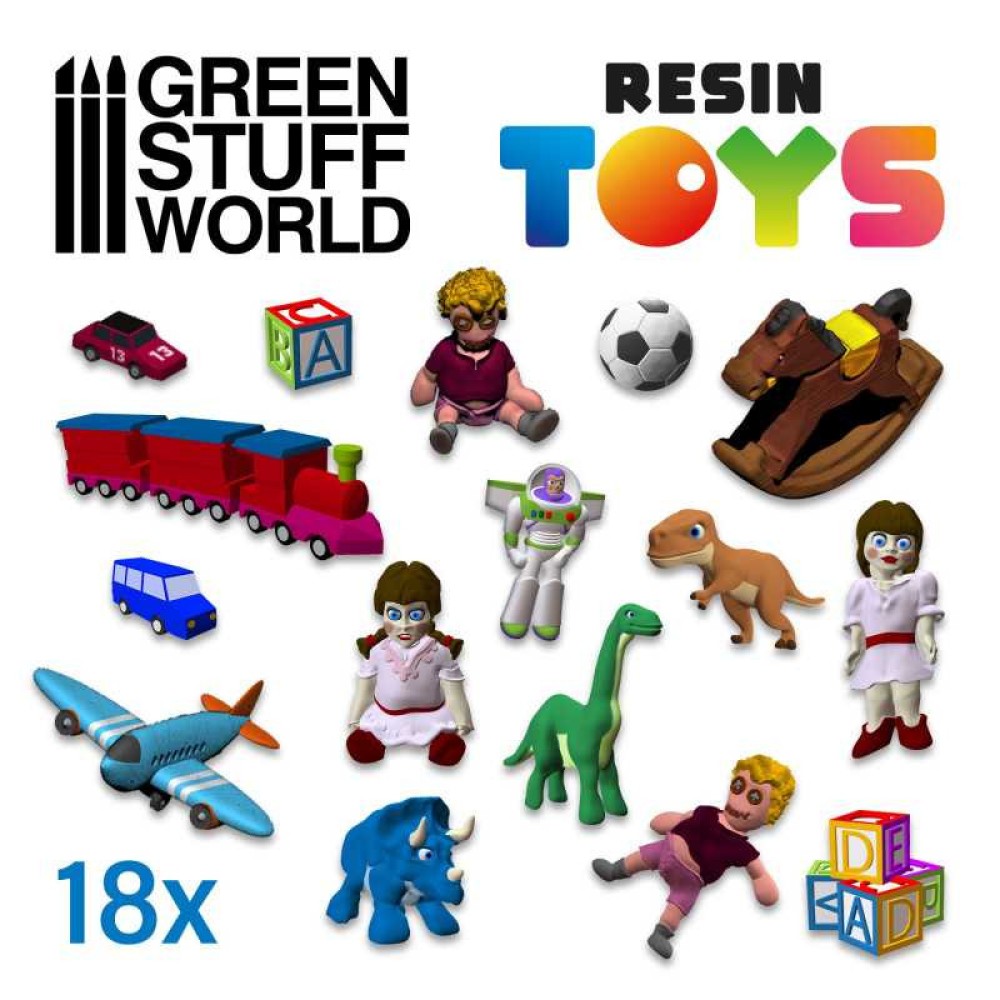 Комплект модели от смола: Children Toys - 18 pcs (1:48 - 1:35) Комплект модели от смола: Children Toys - 18 pcs (1:48 - 1:35)