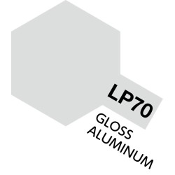 LP-70 Gloss Aluminum - Tamiya Laquer Paint 10 ml