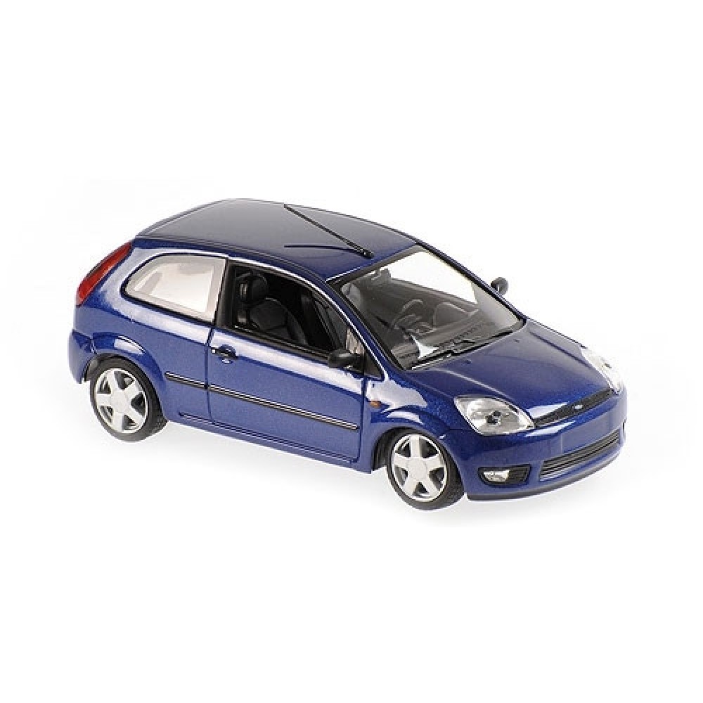FORD FIESTA - 2002 - BLUE METALLIC - MAXICHAMPS FORD FIESTA - 2002 - BLUE METALLIC - MAXICHAMPS