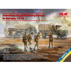1:35 Американски експедиционни сили в Европа, 1918 г. (стандарт B „Liberty“, FWD тип B, модел T 1917 линейка, американска пехота, американски шофьори)