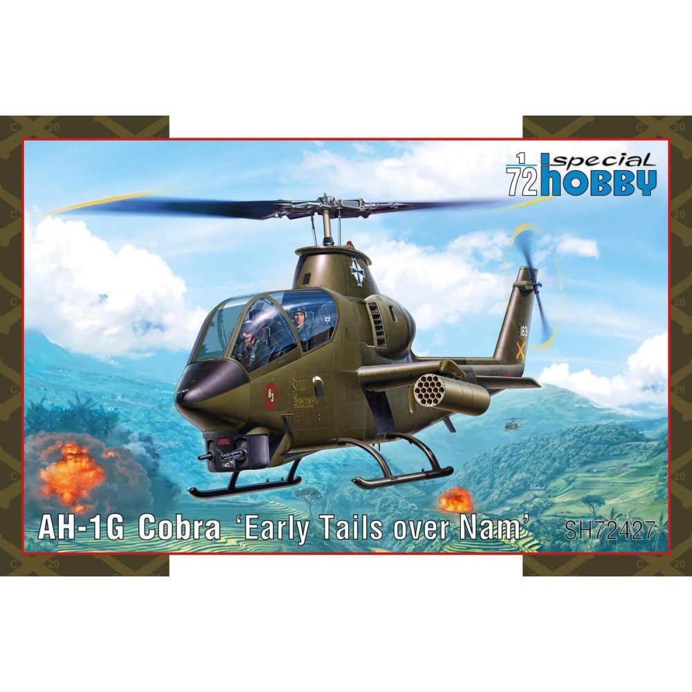 1:72 Американски хеликоптер AH-1G Cobra ‘Early Tails’ 1:72 Американски хеликоптер AH-1G Cobra ‘Early Tails’