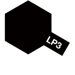 LP-3 FLAT BLACK - Tamiya Laquer Paint 10 ml