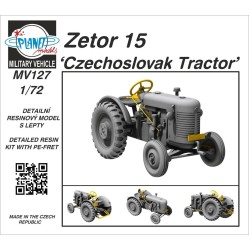 1:72 Чехословашки трактор Zetor 15 (модел от смола)