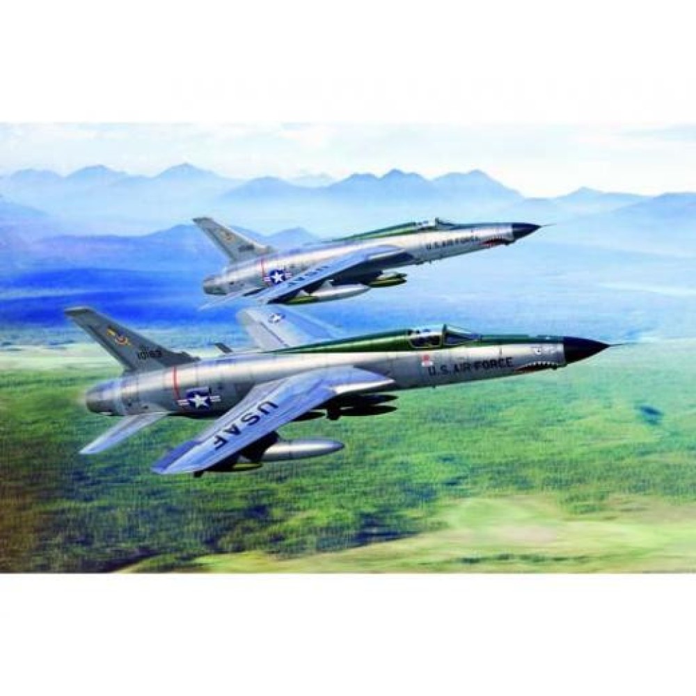 1:72 Американски изтребител бомбардировач Ф-105Д (F-105D) 1:72 Американски изтребител бомбардировач Ф-105Д (F-105D)