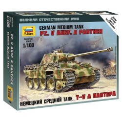 1:100 Германски танк Panzerkampfwagen V PANTHER AUSF.A - сглобка без лепило