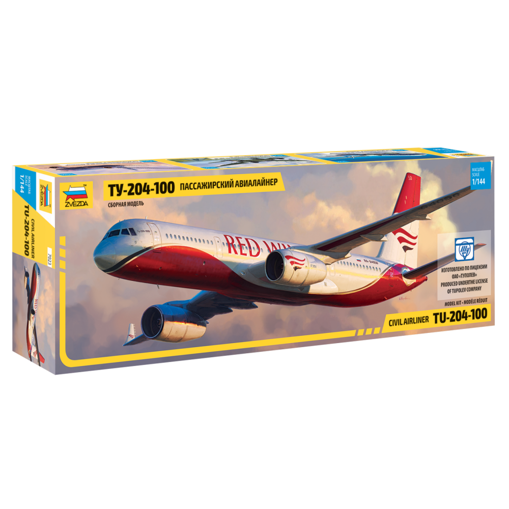 1:144 Граждански самолет Туполев Ту-204-100 (Tupolev Tu-204-100)