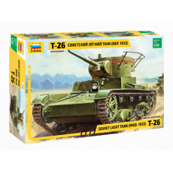 1:35 Съветски танк T-26 1933, Втора световна война