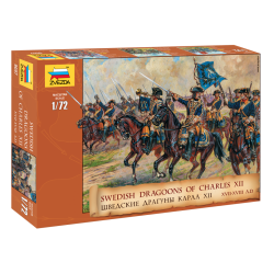 1:72 Шведска конница 17-18-ти век. (SWEDISH CAVALRY 17-18th CTY) - 18 фигури