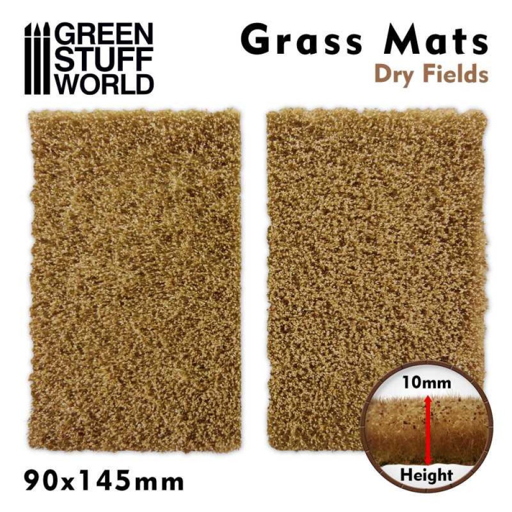 Тревна подложка: Dry Fields (размер: 90x145mm височина: 10mm) - 2 броя Тревна подложка: Dry Fields (размер: 90x145mm височина: 10mm) - 2 броя