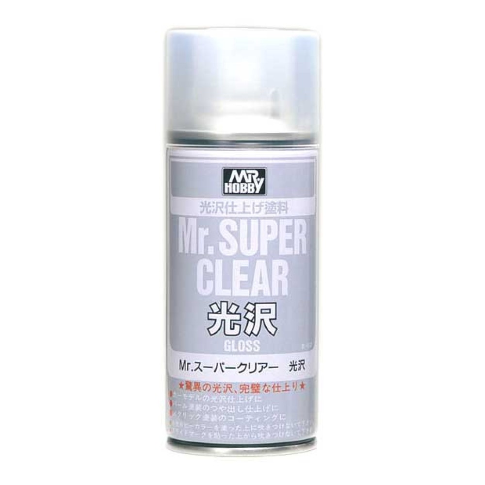 B-513 Лак на спрей, гланц Mr. Super Clear Gloss Spray (170 ml)