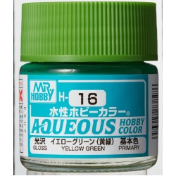 H-016 Gloss Yellow Green (10ml) - Mr. Color for Car Models