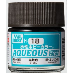 H-018 Metallic Steel (10ml) - Mr. Color