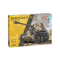 1:35 Немско самоходно противотанково оръдие Сд. Кфз. 138 Мардер III модел H (Sd.Kfz. 138 Marder III Ausf. H) - 2 фигури