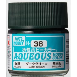 H-036 Gloss Dark Green (10ml) - Mr. Color