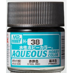 H-038 Metallic Steel Red (10ml) - Mr. Color