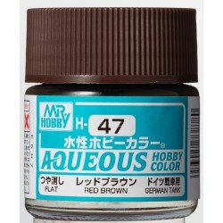 H-047 Gloss Red Brown (10ml) - Mr. Color for Tank Models, Germany, WWII