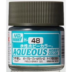 H-048 Gloss Field Grey 2 (10ml) - Mr. Color for Tank Models, Germany, WWII