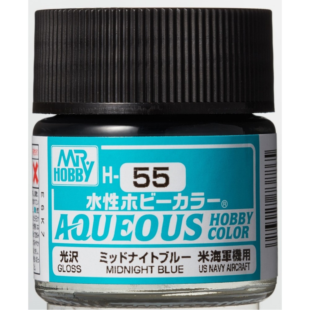 H-055 Gloss Midnight Blue (10ml) - Mr. Color for Aircraft Models, USA, WWII H-055 Gloss Midnight Blue (10ml) - Mr. Color for Aircraft Models, USA, WWII