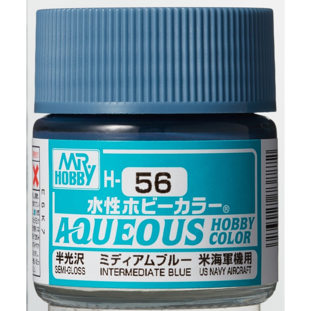 H-056 Semi-Gloss Intermediate Blue (10ml) - Mr. Color for Aircraft Models, USA, WWII H-056 Semi-Gloss Intermediate Blue (10ml) - Mr. Color for Aircraft Models, USA, WWII