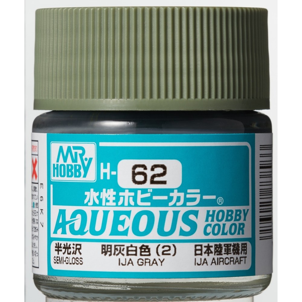 H-062 Semi-Gloss IJA Grey (10ml) - Mr. Color for Aircraft Models, Japan, WWII H-062 Semi-Gloss IJA Grey (10ml) - Mr. Color for Aircraft Models, Japan, WWII